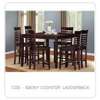 COS - EBONY COUNTER LADDERBACK